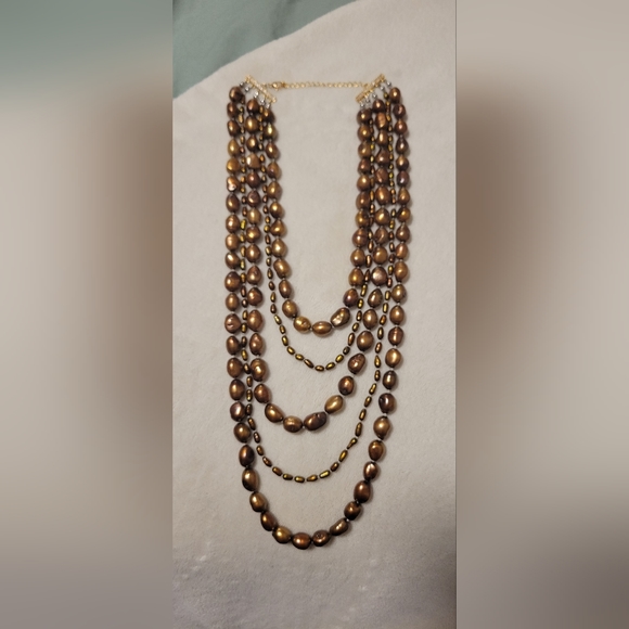 cascading pearl necklace - Picture 2 of 3